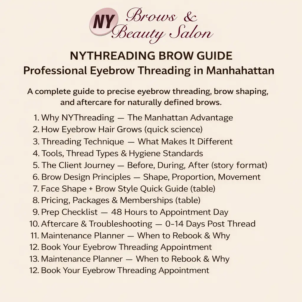 Eyebrow Threading NYC